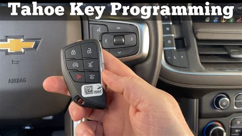 2021 Chevy Tahoe Remote Key Fob Programming 